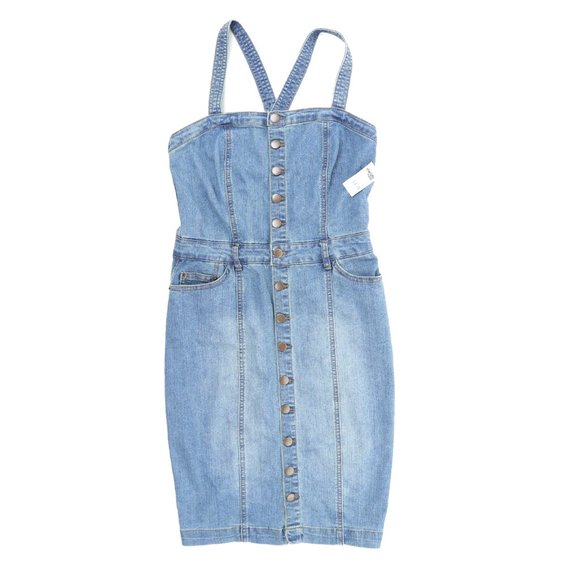 jean jumper dress
